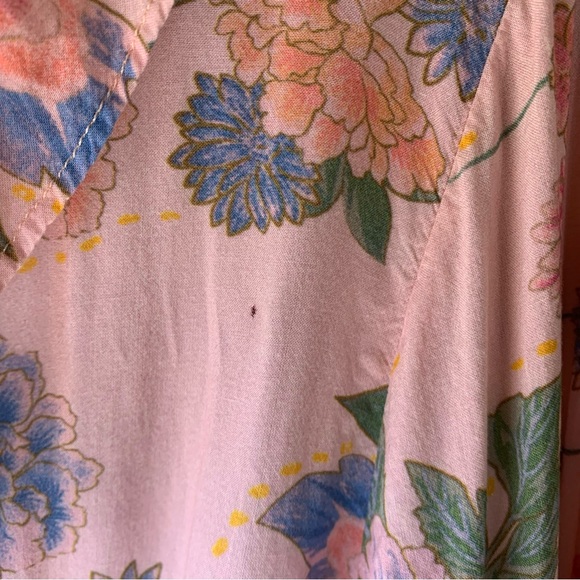 👉NOVELLA ROYALE Pink Flower Tie Up Blouse 💗 - Picture 4 of 11